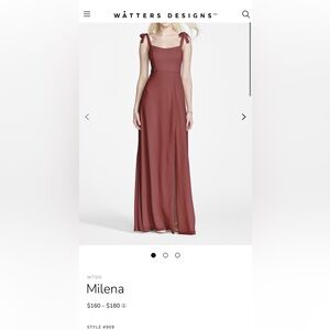 WToo Waters cranberry dress
